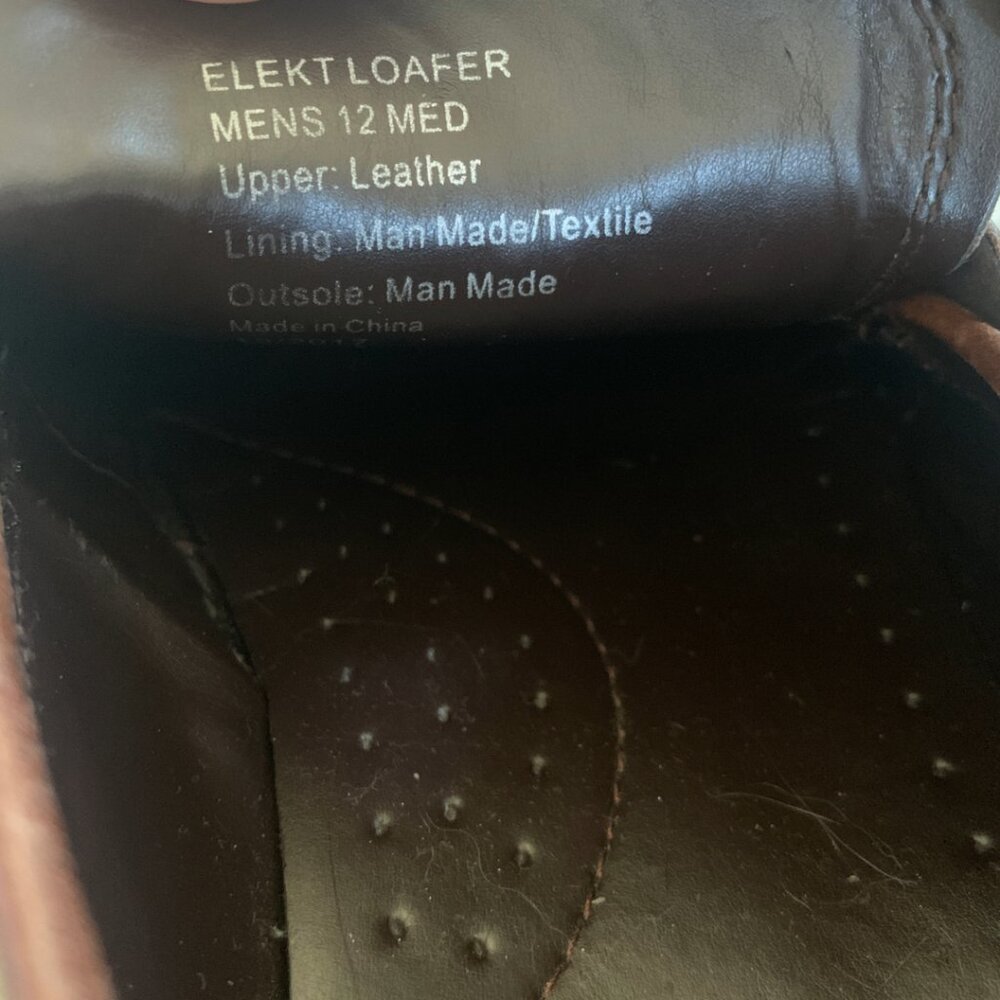 Kenneth Cole Reaction Men's Elekt leather penny loafers size 12 - Picture 6 of 7